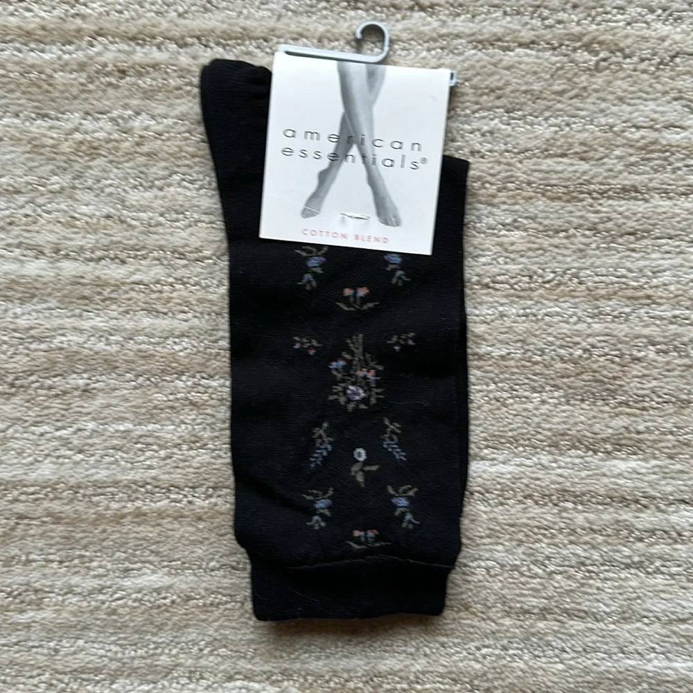 3 Pairs of NWT American Essentials Socks Black Dress Casual From Macy’s